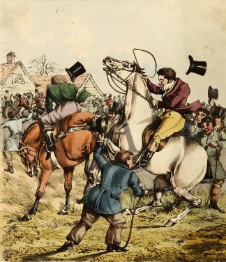 I can’t look just now, for I have … Equestrian