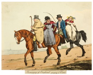 Yeomanry of England paying a Visit. Equestrian