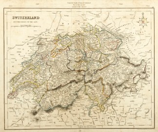 Switzerland and the passes of the Alps. Switzerland