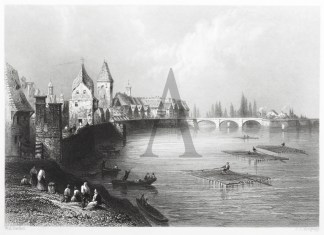 Walls and Bridge of Ulm Germany