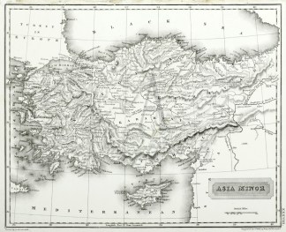 Asia Minor - Antique Map from 1830