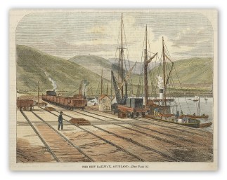 The New Railway, Auckland. NEW ZEALAND