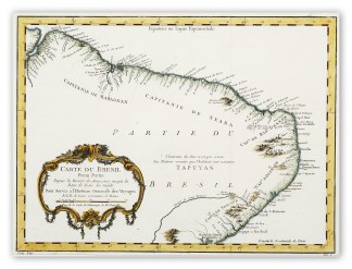 Carte du Bresil Prem. Partie Depuis la R… South America