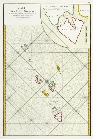 Carte des isles Nicobar MAPS & GLOBES