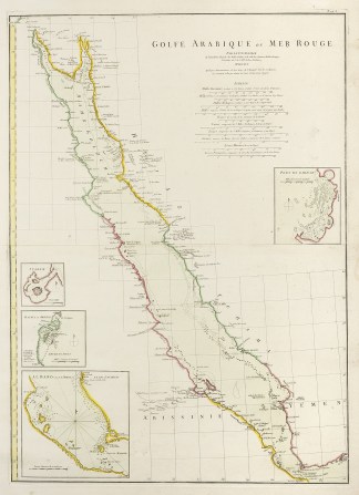 Golfe Arabique ou Mer Rouge. MIDDLE EAST