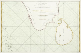 [ASIA-CEYLON] Carte Plate qui Comprend L… South Asia