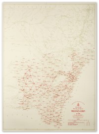 Sketch map shewing progress of triangulation in N.S.W. to 30th June 1905