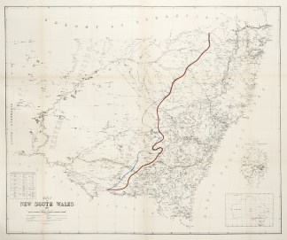 Map of New South Wales 1897 Wall Maps