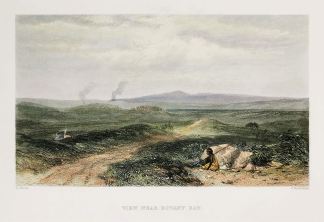 View Near Botany Bay. - Antique View from 1874