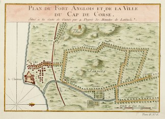 Plan du Fort Anglois et de la Vile du Ca… Chocolate & cocoa