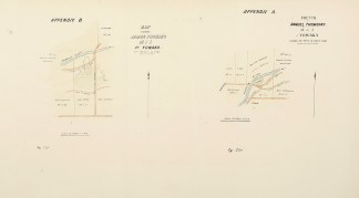 Map Shewing James Furner’s at Yowa… New South Wales