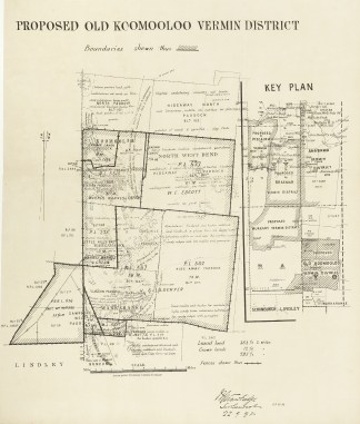Proposed Old Koomooloo Vermin District AUSTRALIA
