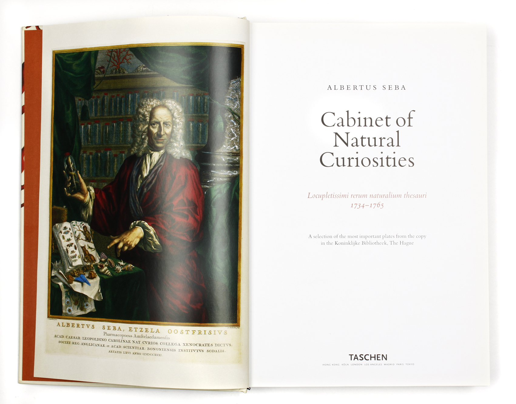 Albertus Seba Cabinet of Natural Curiosities. The Coloured Plates 1734-1765 - Vintage Book from 2006