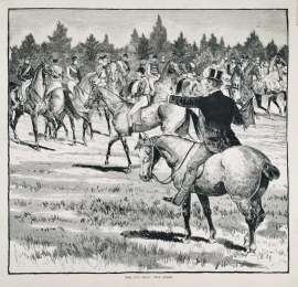 Malua: The Cup Race: The Start. - Antique Print from 1884