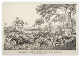 “Something Like Hunting.”-A Kangaroo Battue in New South Wales. General - Australiana "Something Like Hunting."-A Kangaroo Battue in New South Wales.