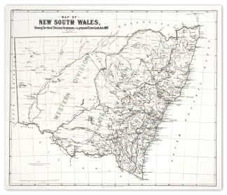Map of New South Wales, Shewing Territor… New South Wales