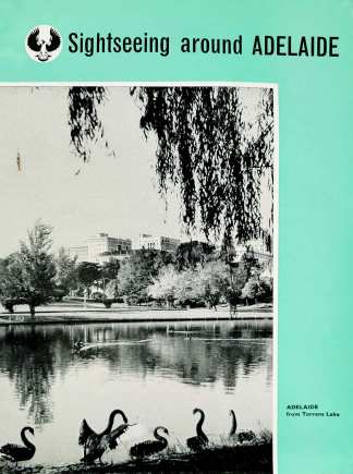 Sightseeing around Adelaide TRAVEL BROCHURES & ADVERTISING Sightseeing around Adelaide - Vintage Ephemera from 1967