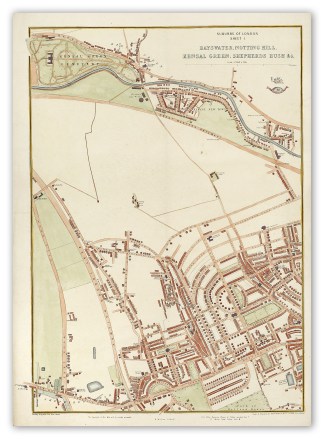Suburbs of London Sheet 1. Bayswater, No… Town Plans