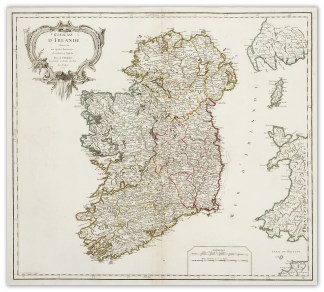 Royaume D’Irlande divise en ses Qu… BRITISH ISLES