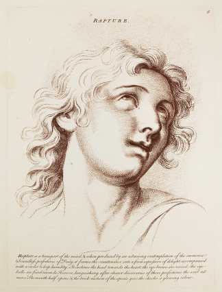 Rapture - Antique Print from 1765