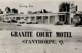 Greetings from Granite Court Motel Stanthorpe, Q.