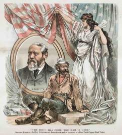 "The Hour has come, The Man is Here".