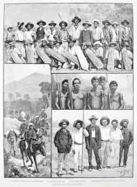 Sketches from North Queensland - Antique Print from 1890