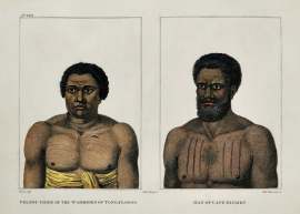 Feenou Chief of the Warriors of Tongataboo. Man of Cape Diemen