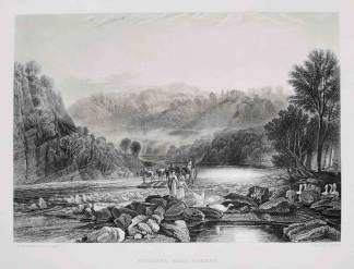 Wycliffe Near Rokeby. - Antique View from 1877