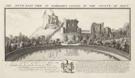 The south east view of Hawarden Castle, in the County of Flint.
