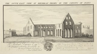 The south east view of Rhuddlan priory, … BRITISH ISLES