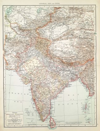 Central Asia and India. China