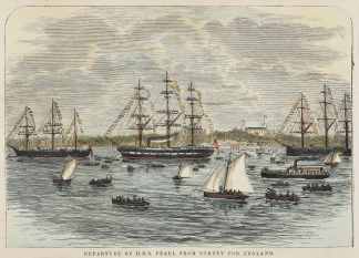 Departure of H.M.S. Pearl from Sydney Ha… Sydney
