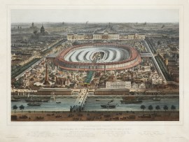 Panorama de l'Exposition Universelle de 1867, a Paris.