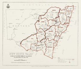 New South Wales Shewing Location of New Settlers under the Crown Lands Acts for year ended 30th. June 1911