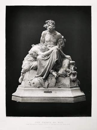 The crimes of war. - Antique Print from 1883