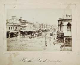 Bourke Street (Looking West.)