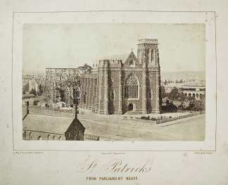 St. Patricks' - Antique Photograph from 1878