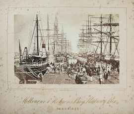 Melbourne & Hobsons Bay Railway Pier. Victoria - Melbourne Melbourne & Hobsons Bay Railway Pier.