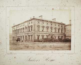 Sailors Home. - Antique Photograph from 1878