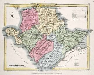 Anglesea - Antique Map from 1809