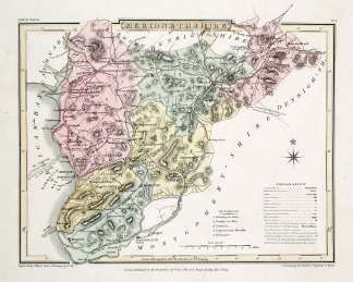 Merionethshire - Antique Map from 1809