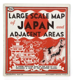 Large Scale Map of Japan and Adjacent Areas