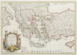 Carte de la Grece Dressee sur un Grand nombre de Memoires Anciens et Nouveaux. ...
