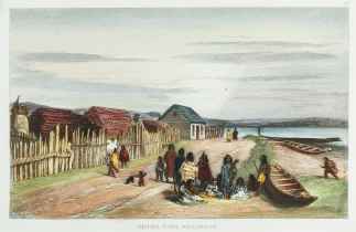 Pipitea Point, Wellington. - Antique View from 1847