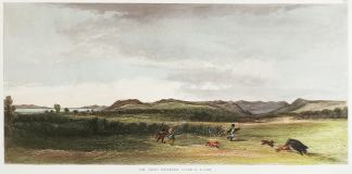 The Great Wairarapa District & lake. - Antique View from 1847
