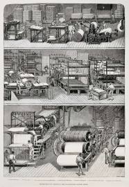 Illustrated Journalism: Machinery for printing the Illustrated London News.