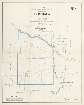 FEDERATION-Plan Shewing Proposed Federal… Australian Capital Territory
