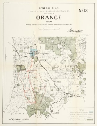 General Plan of Country Surrounding Sugg… Australian Capital Territory