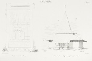 Amboine. Interieur de la Mosque. Facade … PRINTS & PHOTOGRAPHS